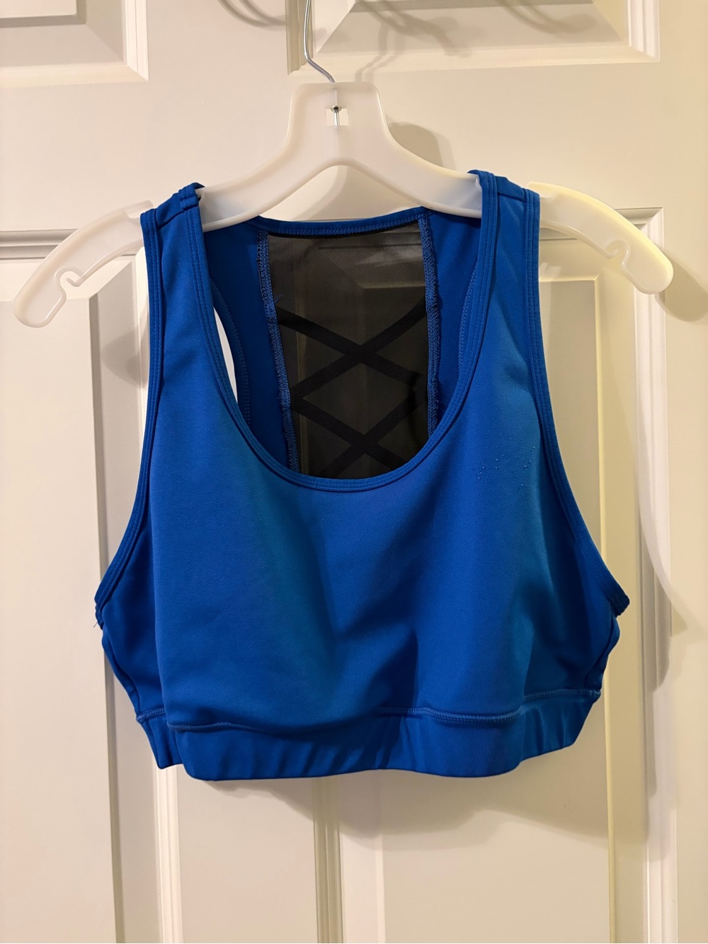 POP Fit Royal Blue Mesh-Back Sports Bra